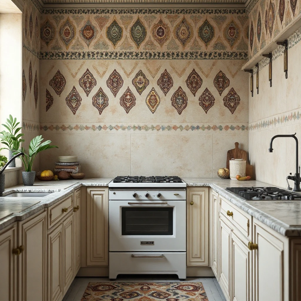 Arabesque or Lantern-Shaped Tiles