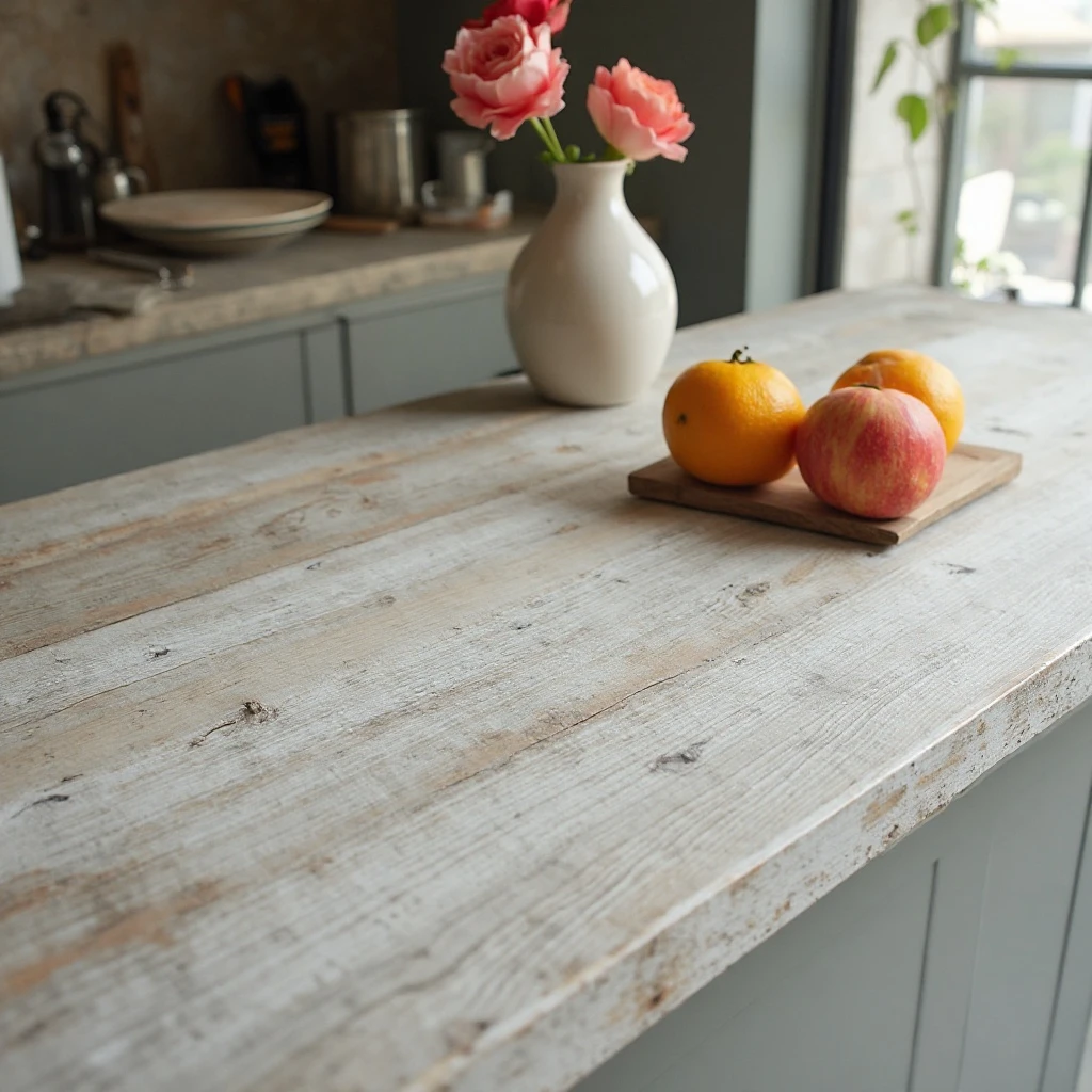 Ash with Lime Wash Finish