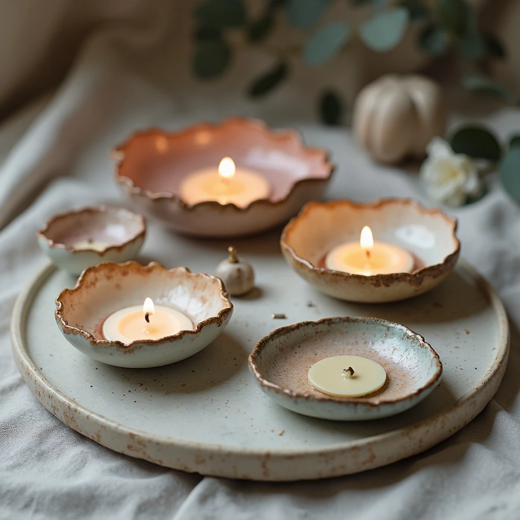 Asymmetrical Ring Dishes
