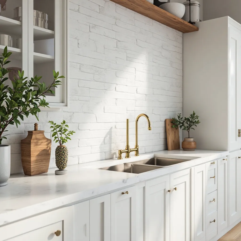 Classic Subway Tile Wallpaper