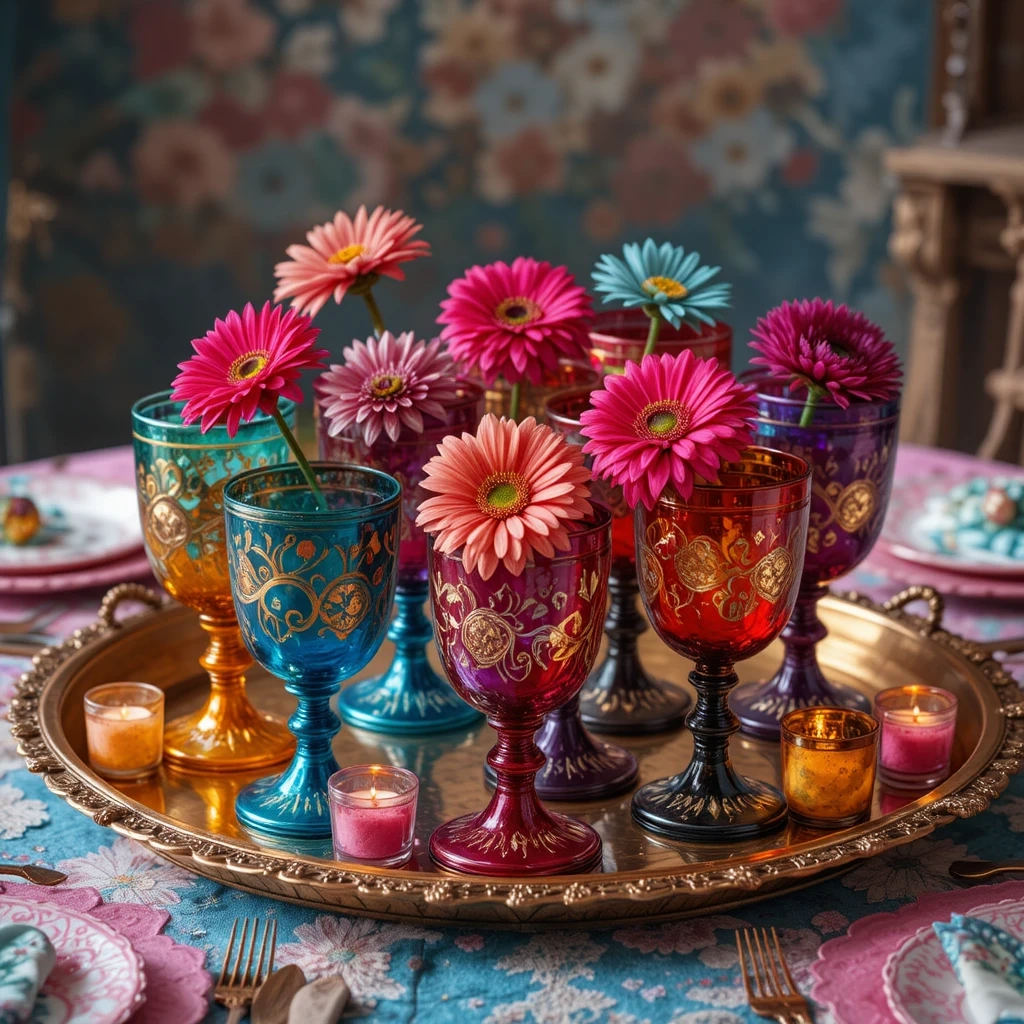 Colorful Moroccan-Inspired Display