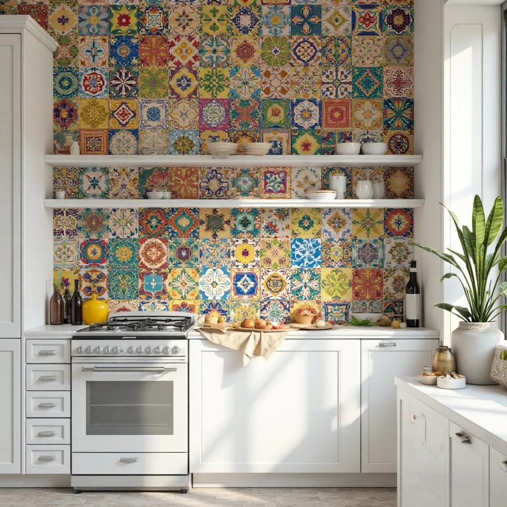 Colorful Patchwork Tiles