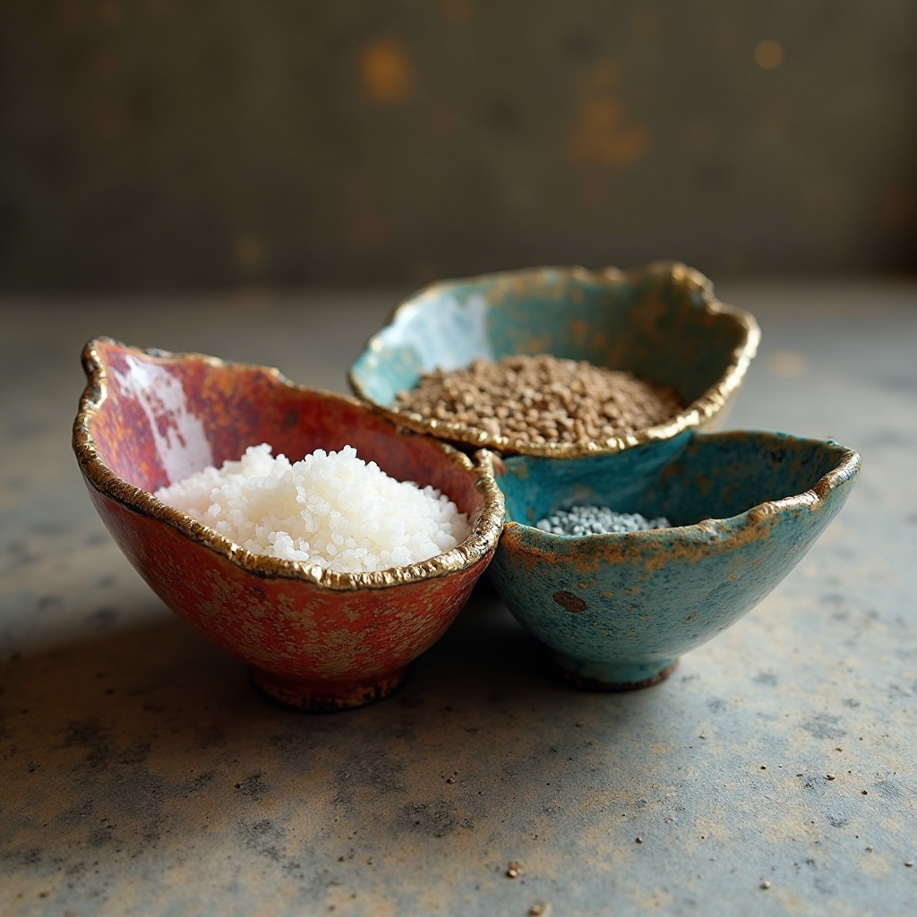 Condiment Serving Trio