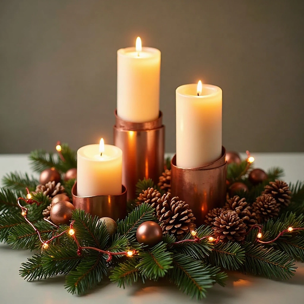 Copper and Pine Warmth