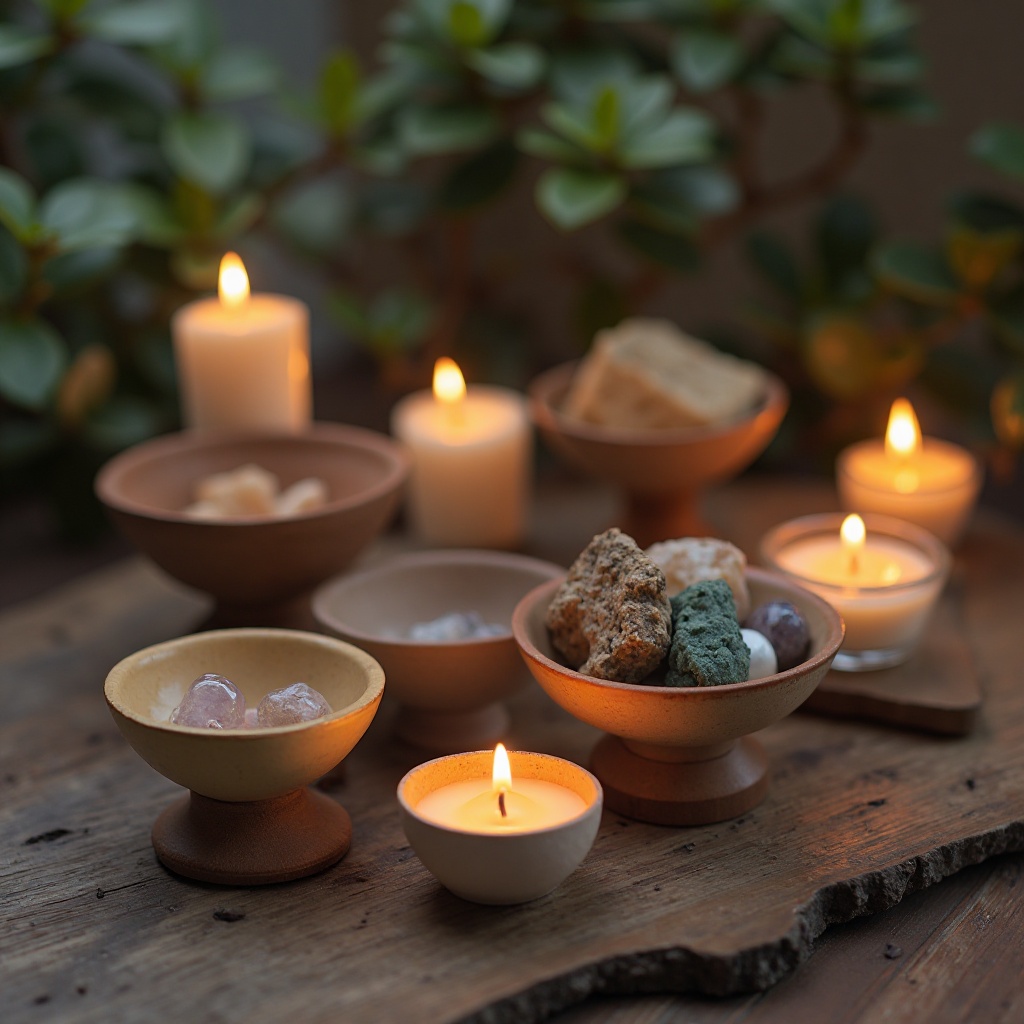 Footed Offering Bowls