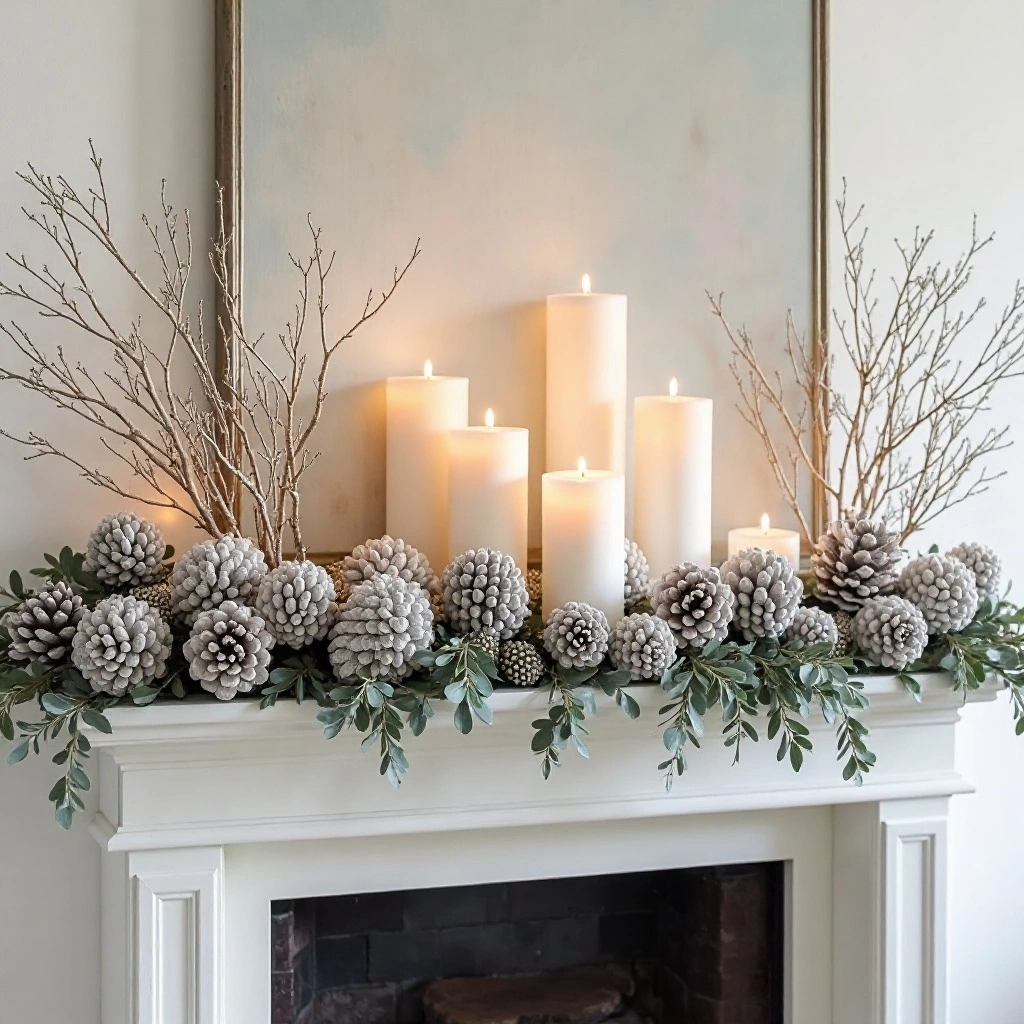 Frosted Pinecone Elegance