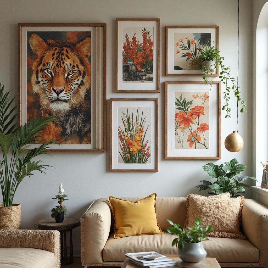 Gallery Wall Shelf Integration