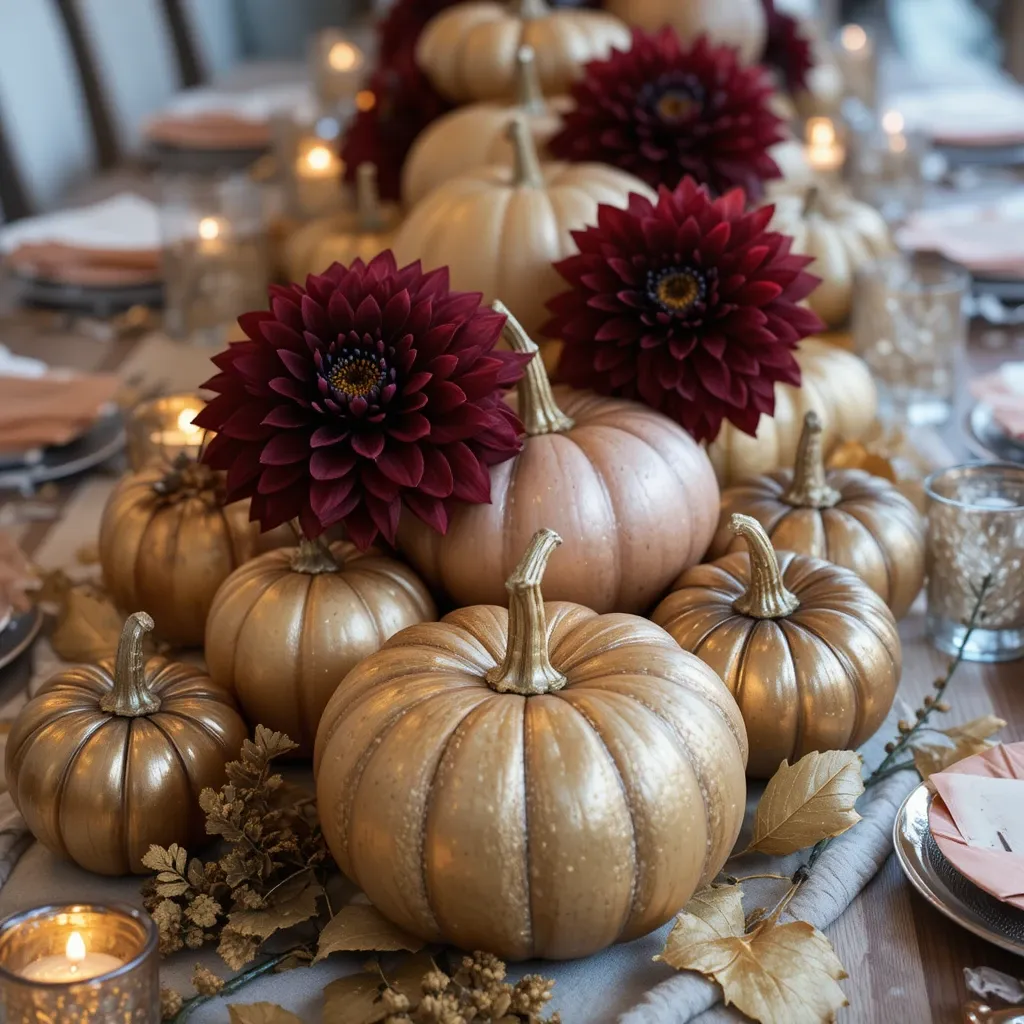 Gilded Pumpkin and Gourd Collection