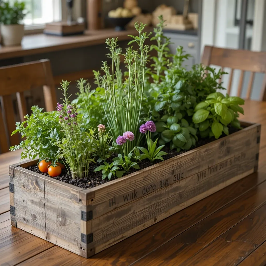 Herb and Vegetable Garden Box