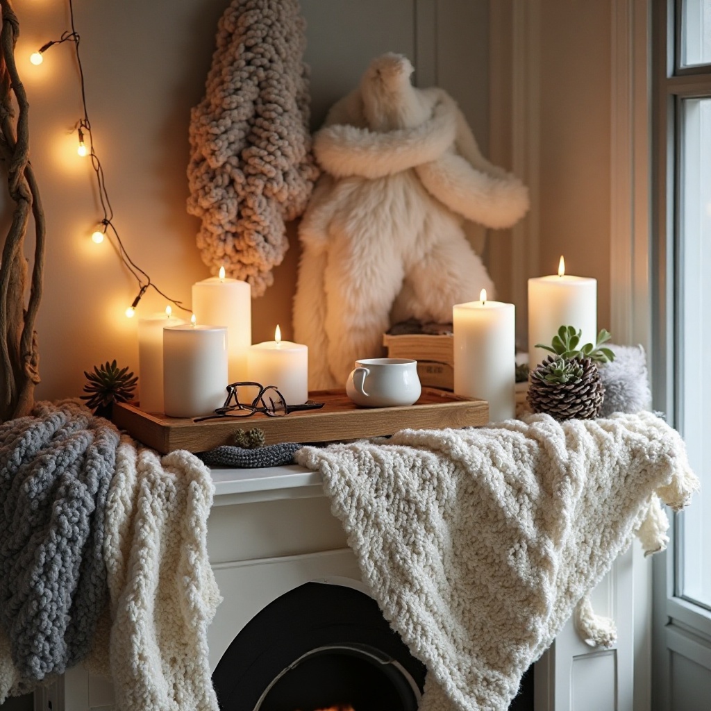 Winter Mantle Decor Ideas