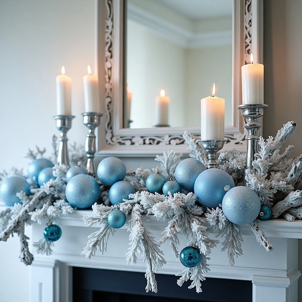 Icy Blue and Silver Glamour