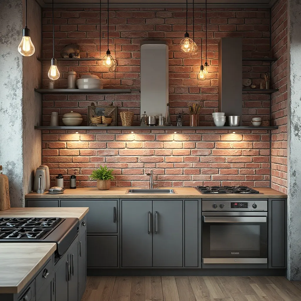 Industrial Brick Effect