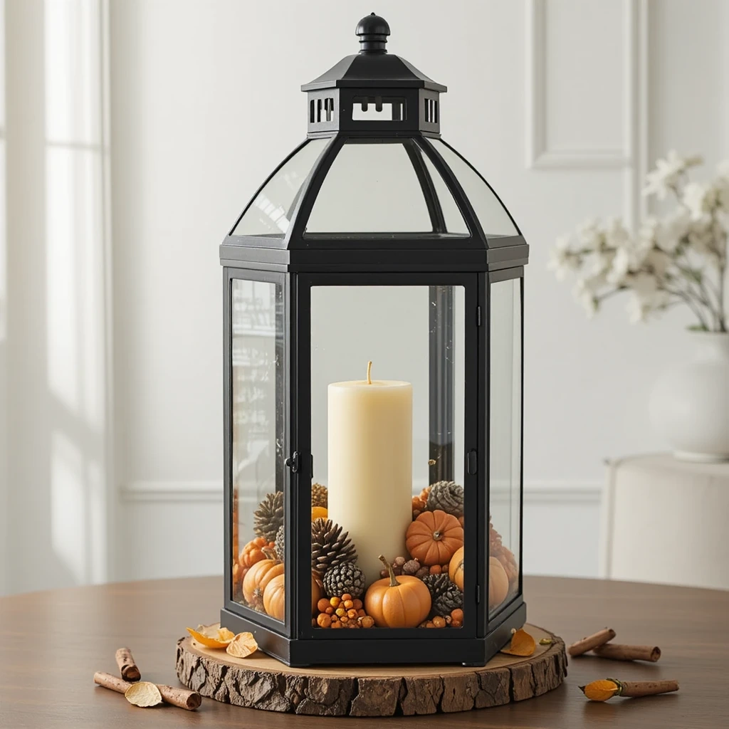 Lantern with Seasonal Filling