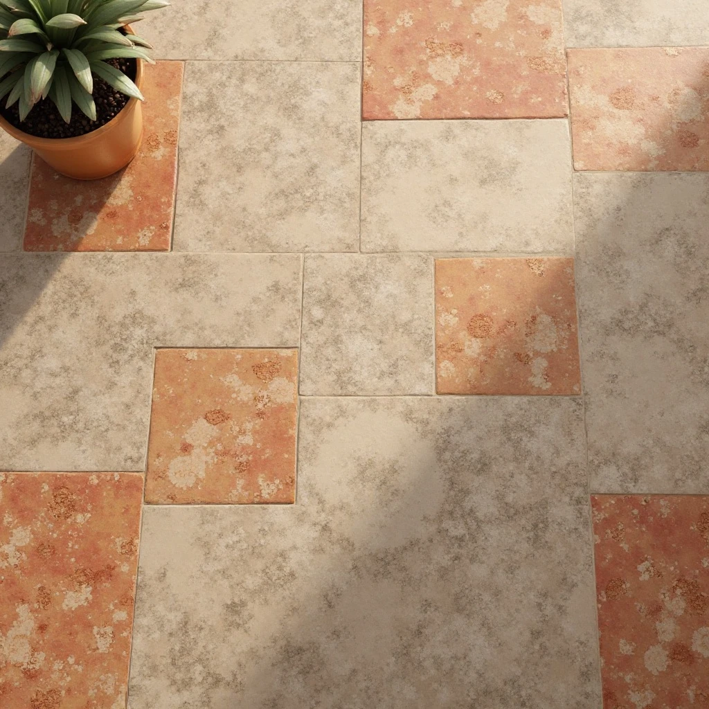 Limestone or Terracotta Floor Tiles