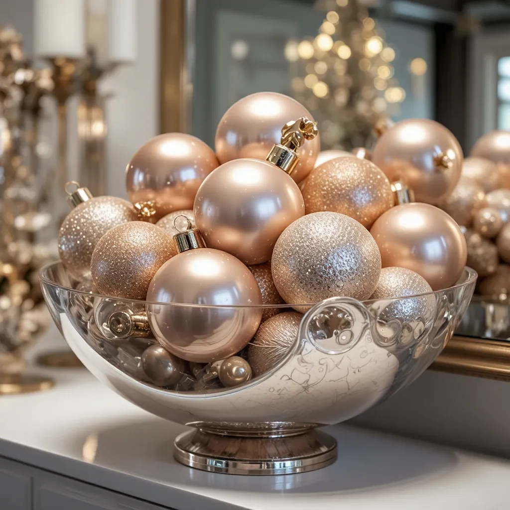 Luxe Metallic Ornament Collection
