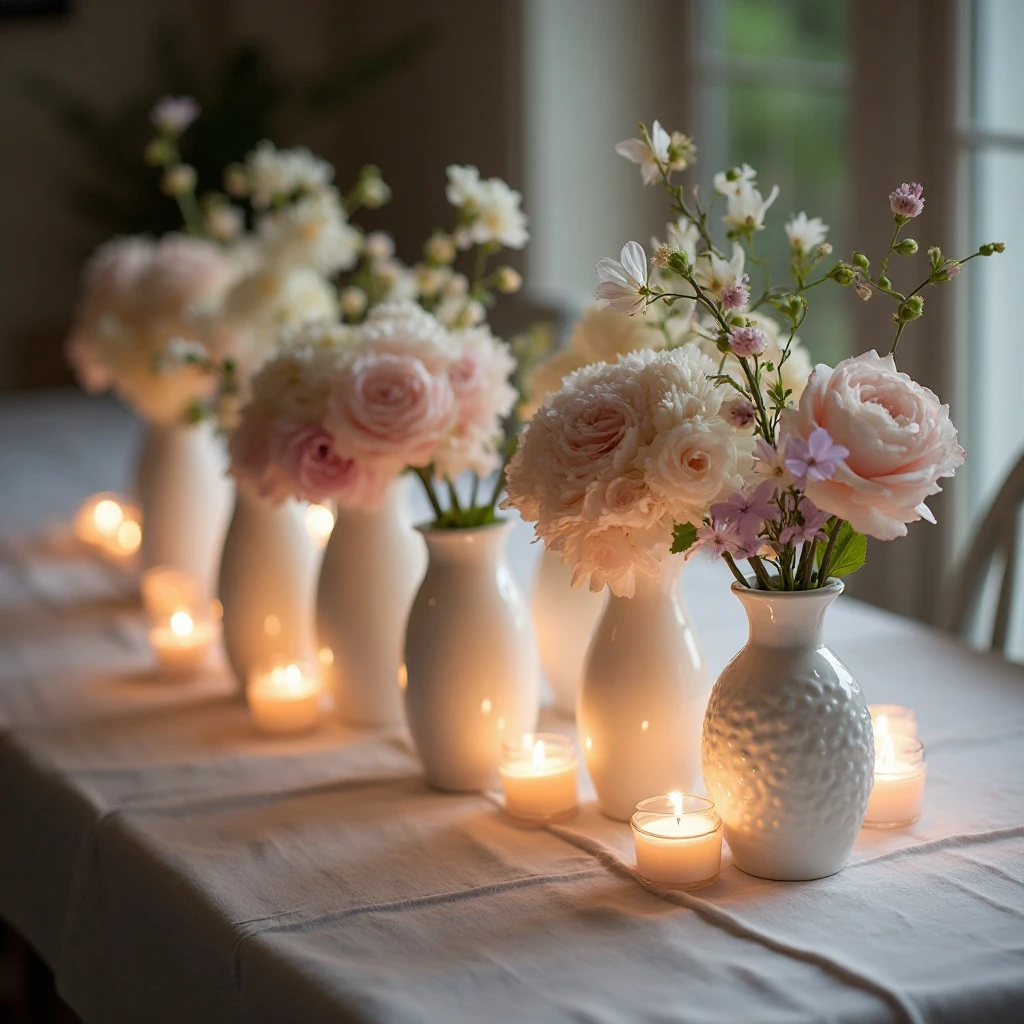 Milk Glass Shabby Chic Collection