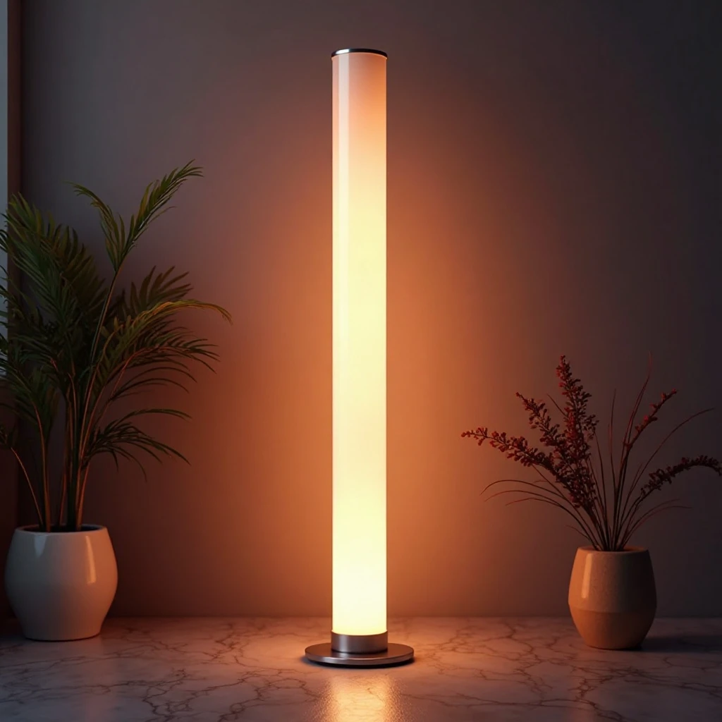 Minimalist LED Column Lamp