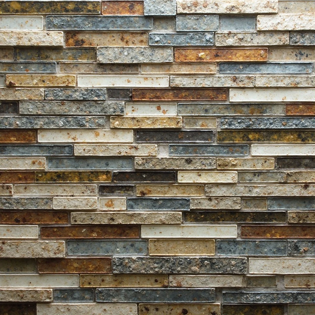Mixed Material Mosaic Strips