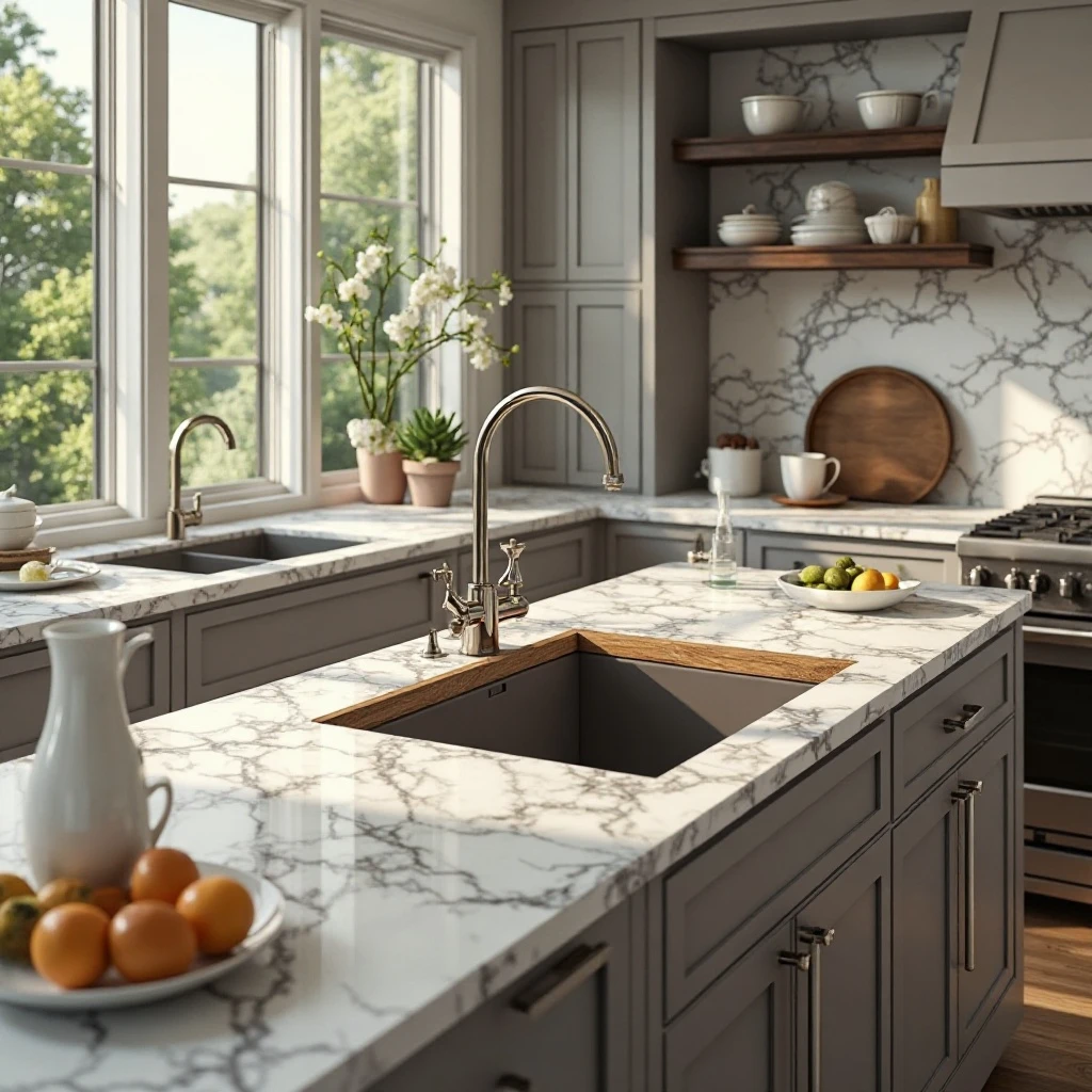 Mixed Material Perimeter with Wood Accent