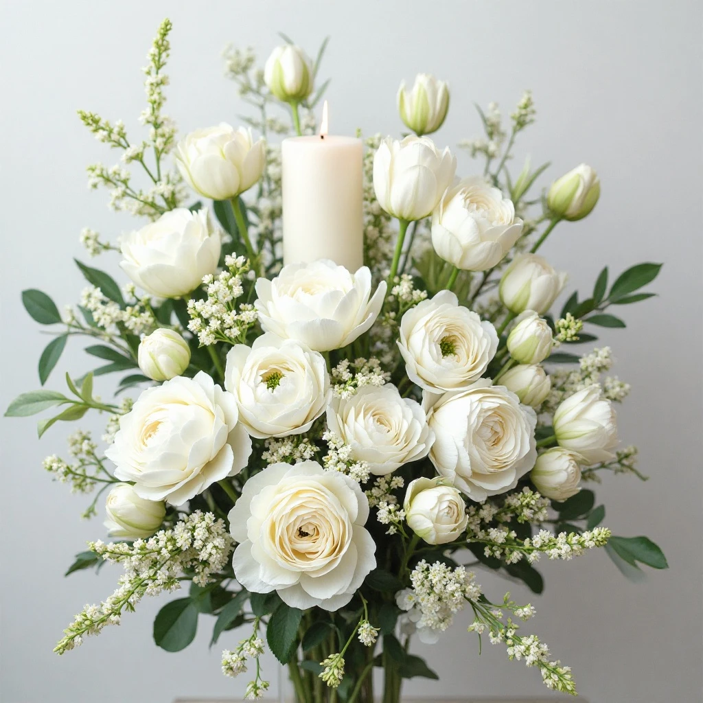 Monochromatic White Garden