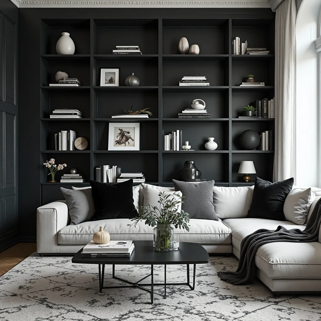 Monochrome Black and White Scheme
