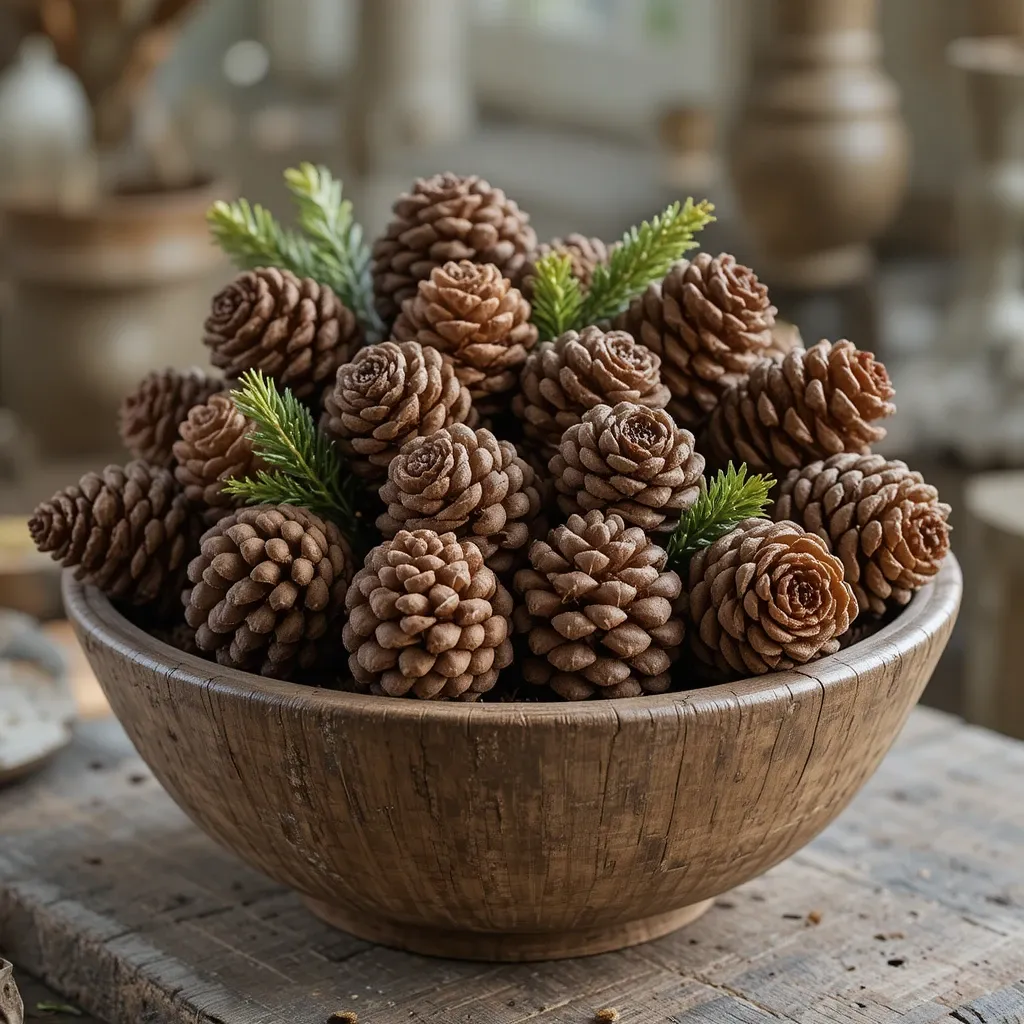 Natural Pinecone Collection