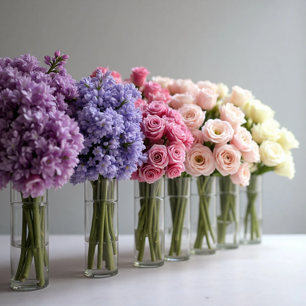 Ombré Flower Gradient