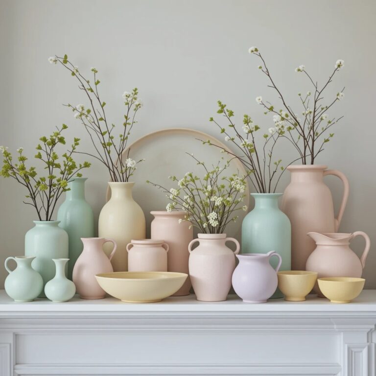 Spring Mantel Decorating Ideas