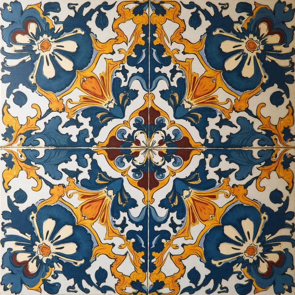 Patterned Cement Tiles