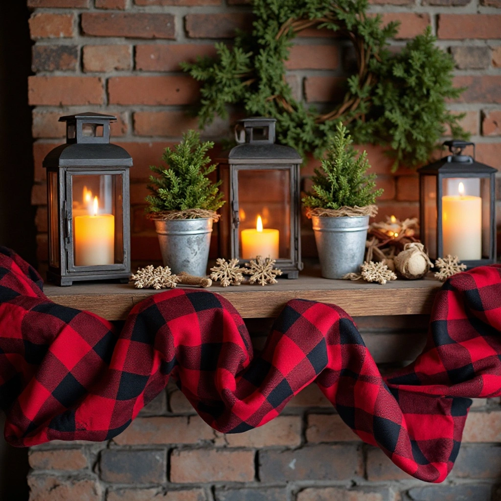 Plaid and Flannel Cozy Corner