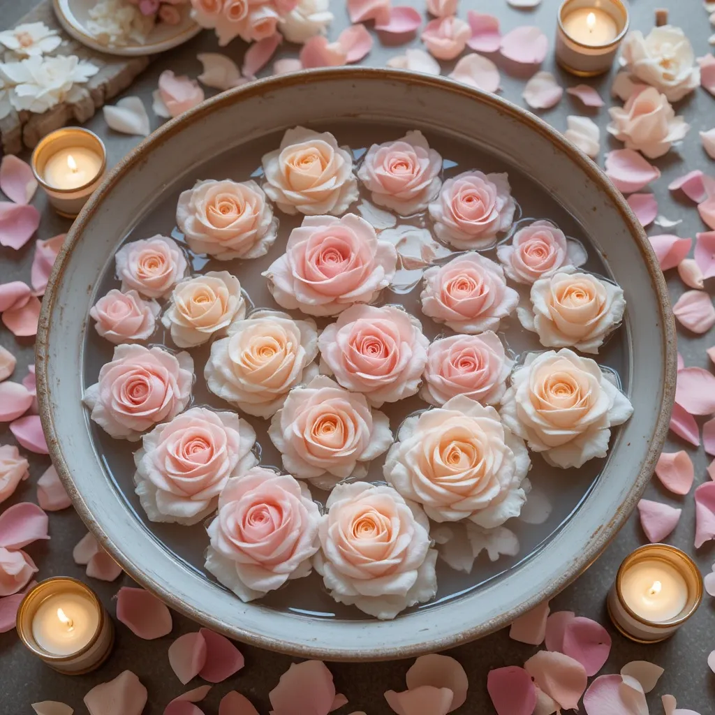 Romantic Rose Garden Bowl