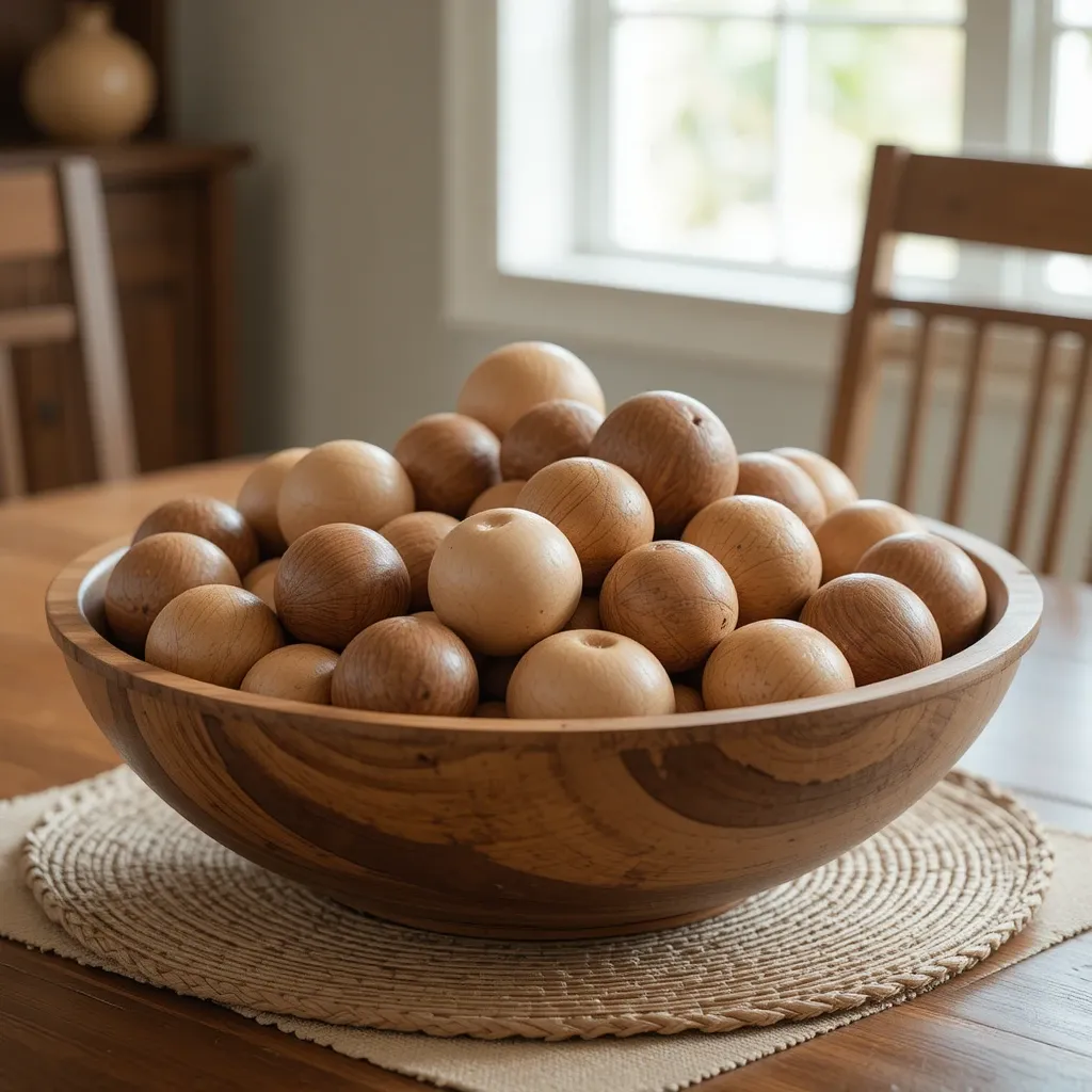 Rustic Wooden Sphere Collection
