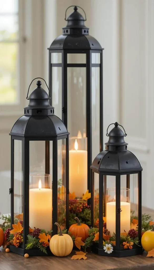 Seasonal Lantern Grouping