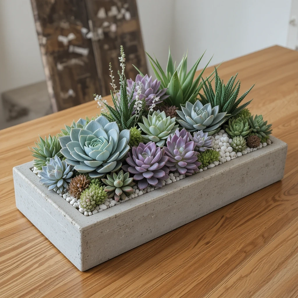 Succulent Garden Arrangement