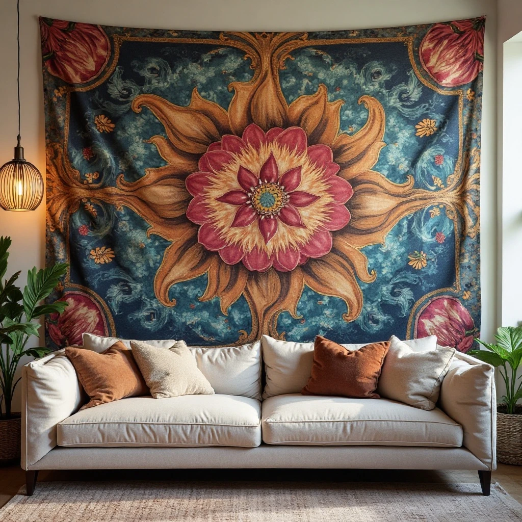 Tapestry or Large Fabric Wall Hanging