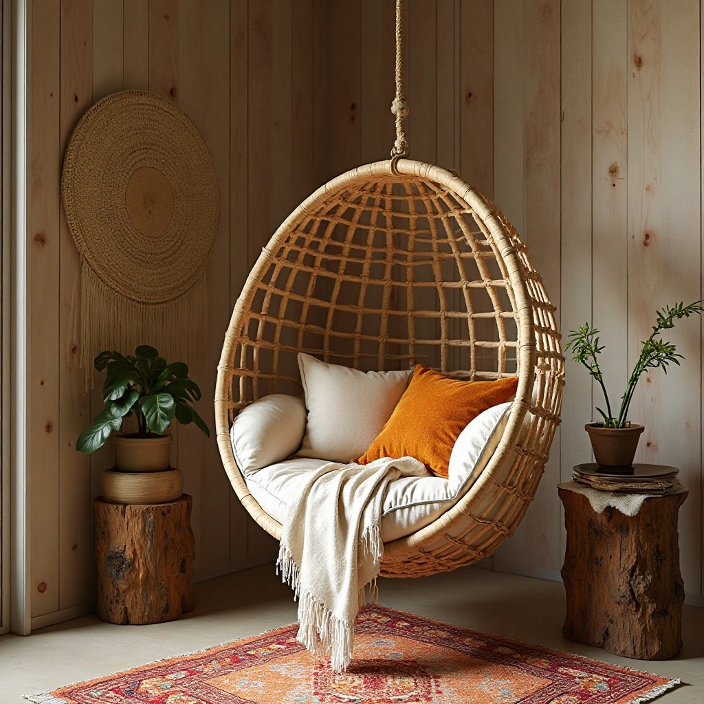 The Bohemian Hanging Chair Retreat