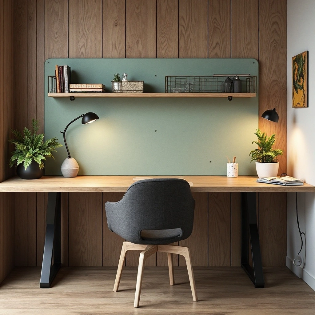 The Floating Corner Desk Station
