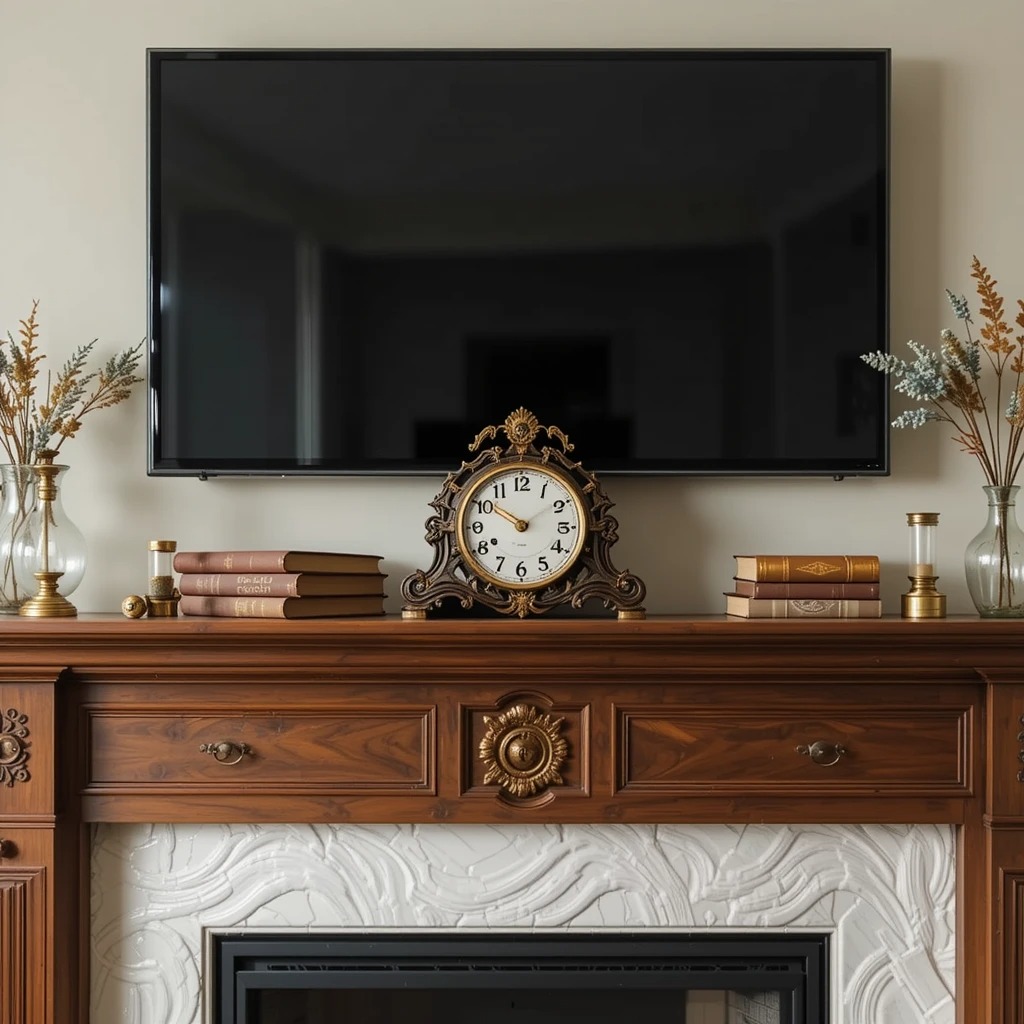 Vintage Clock Centerpiece