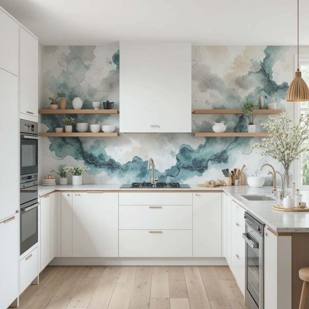 Abstract Watercolor Washes
