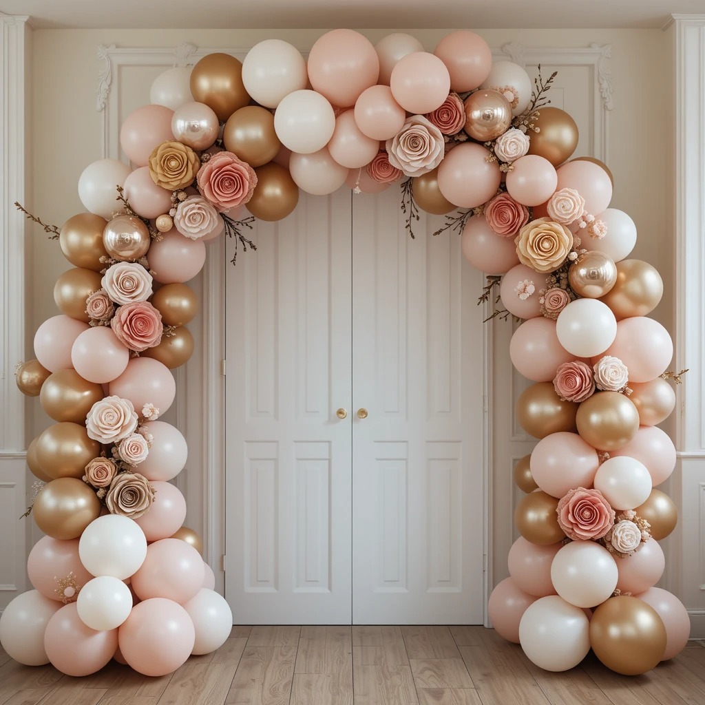 Baby in Bloom Balloon Arch