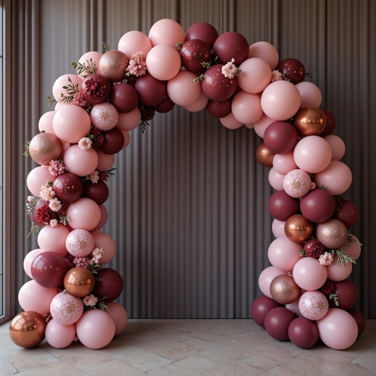 Baby in Bloom Balloon Arch