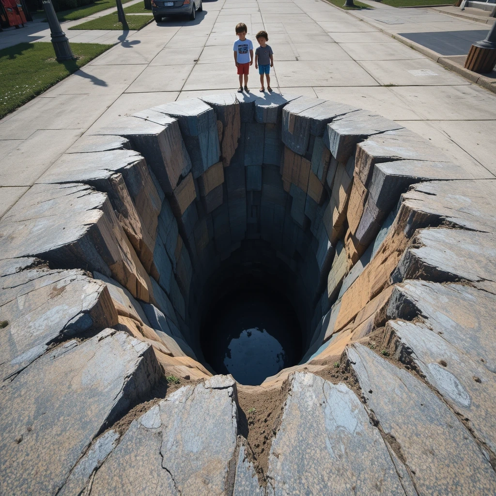 3D Chalk Art Illusion