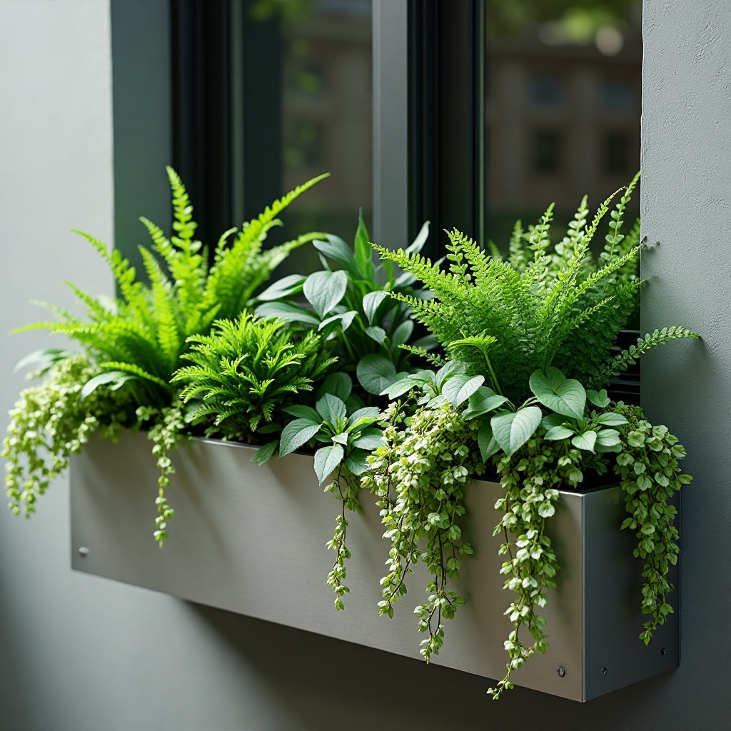 All-Foliage No-Flower Window Box