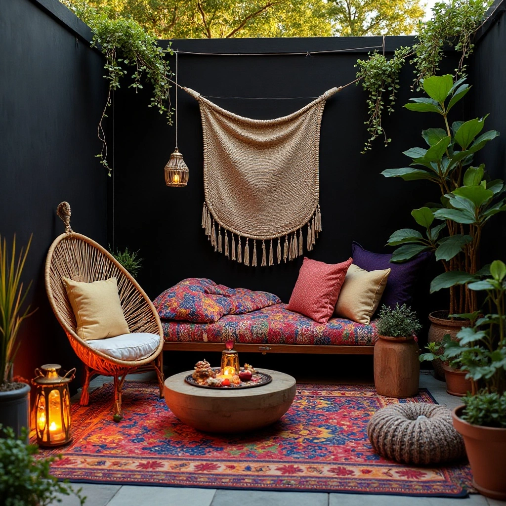 Bohemian Eclectic Patio