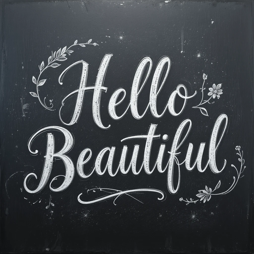 Chalk Lettering & Calligraphy Art