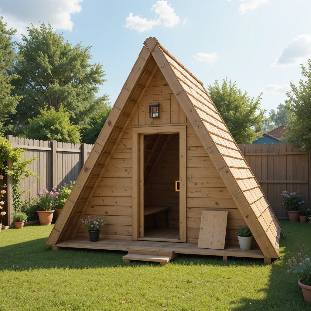 Classic A-Frame Pallet Playhouse