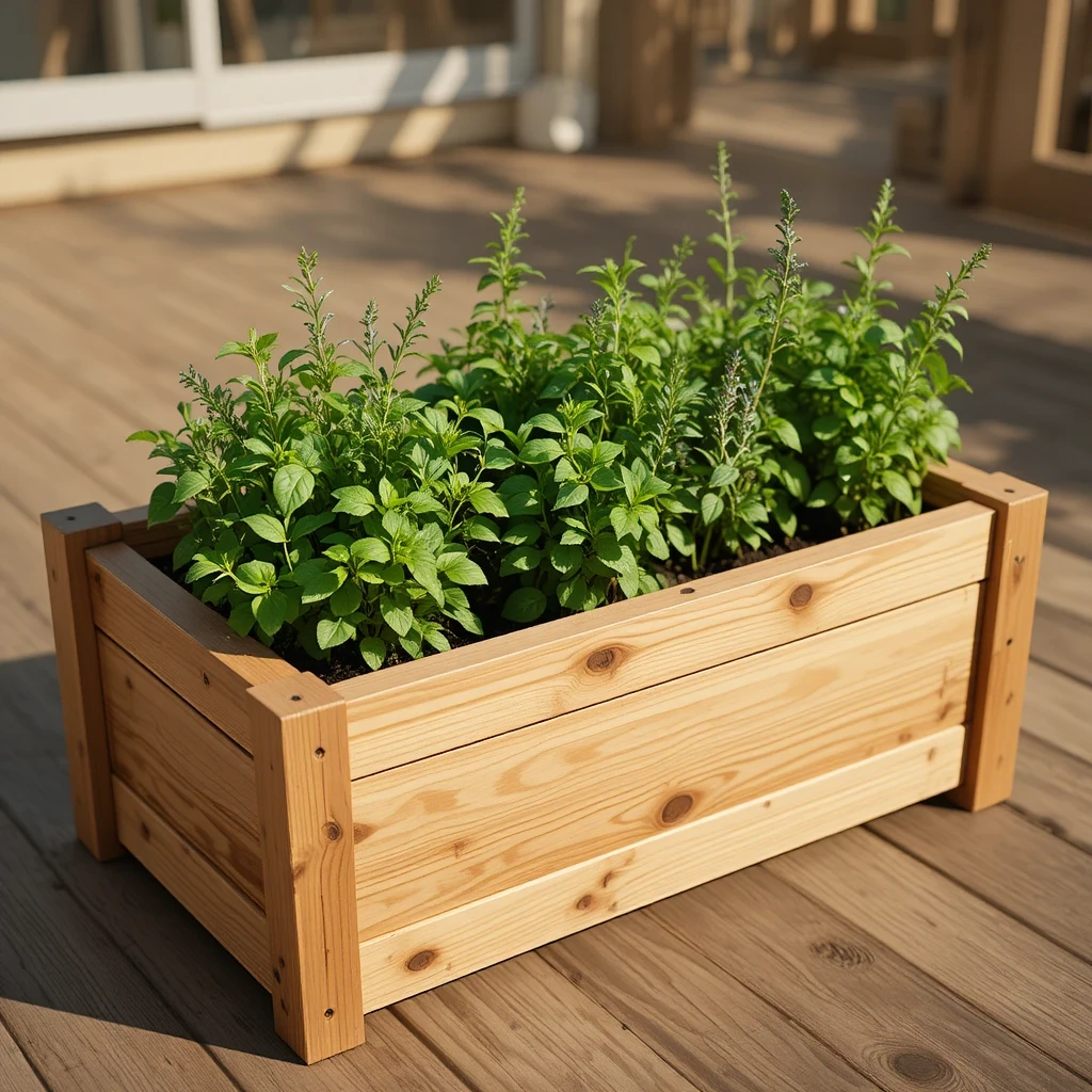 Classic Cedar Wood Planter Box