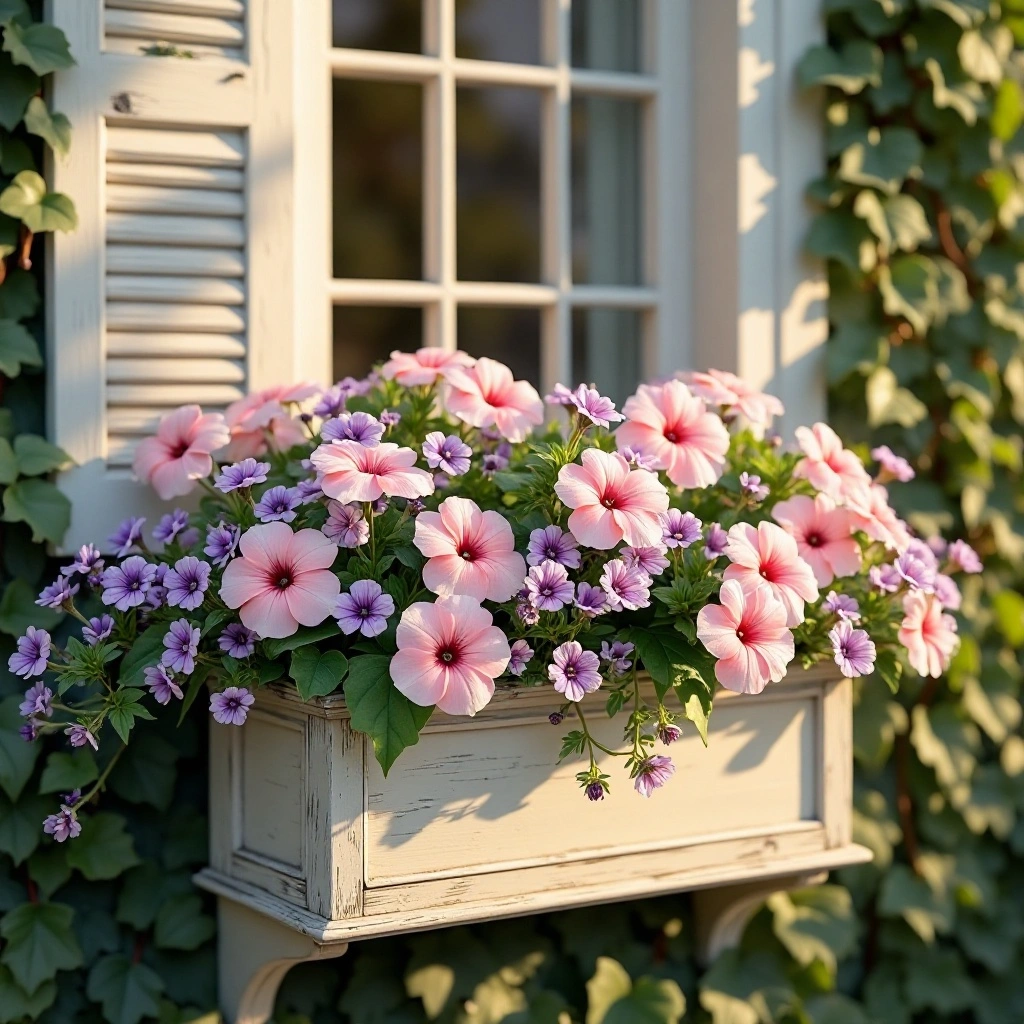 Classic Cottage Flower Window Box