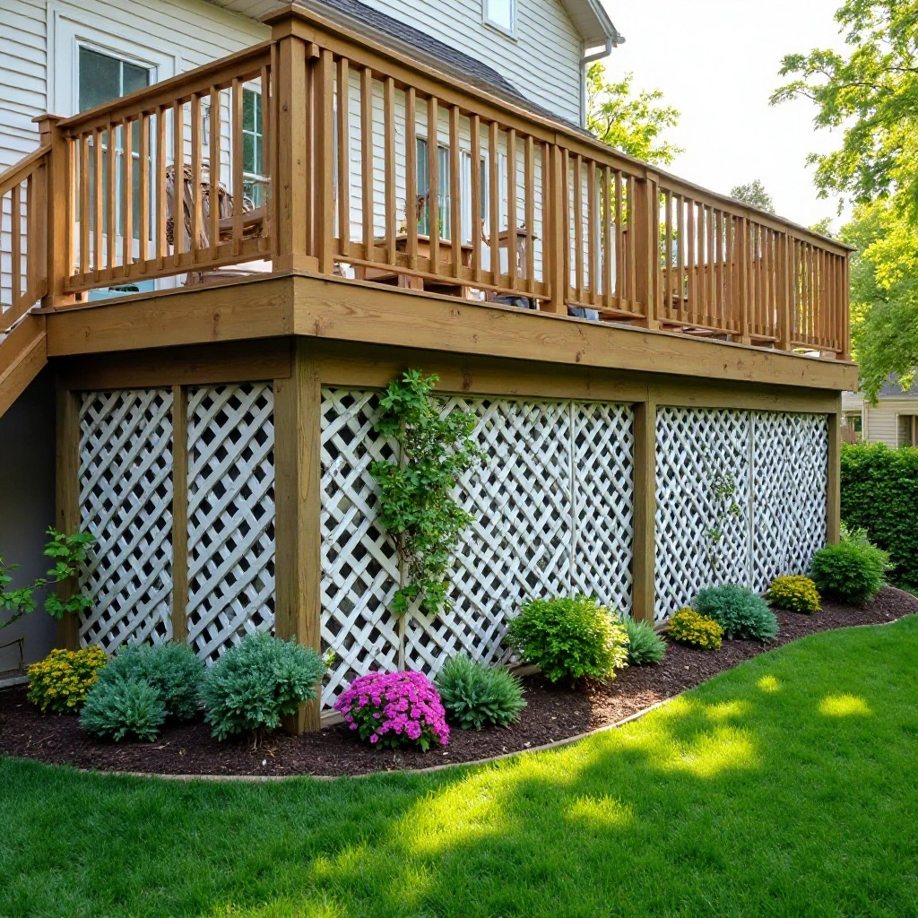 Classic Wood Lattice Skirting