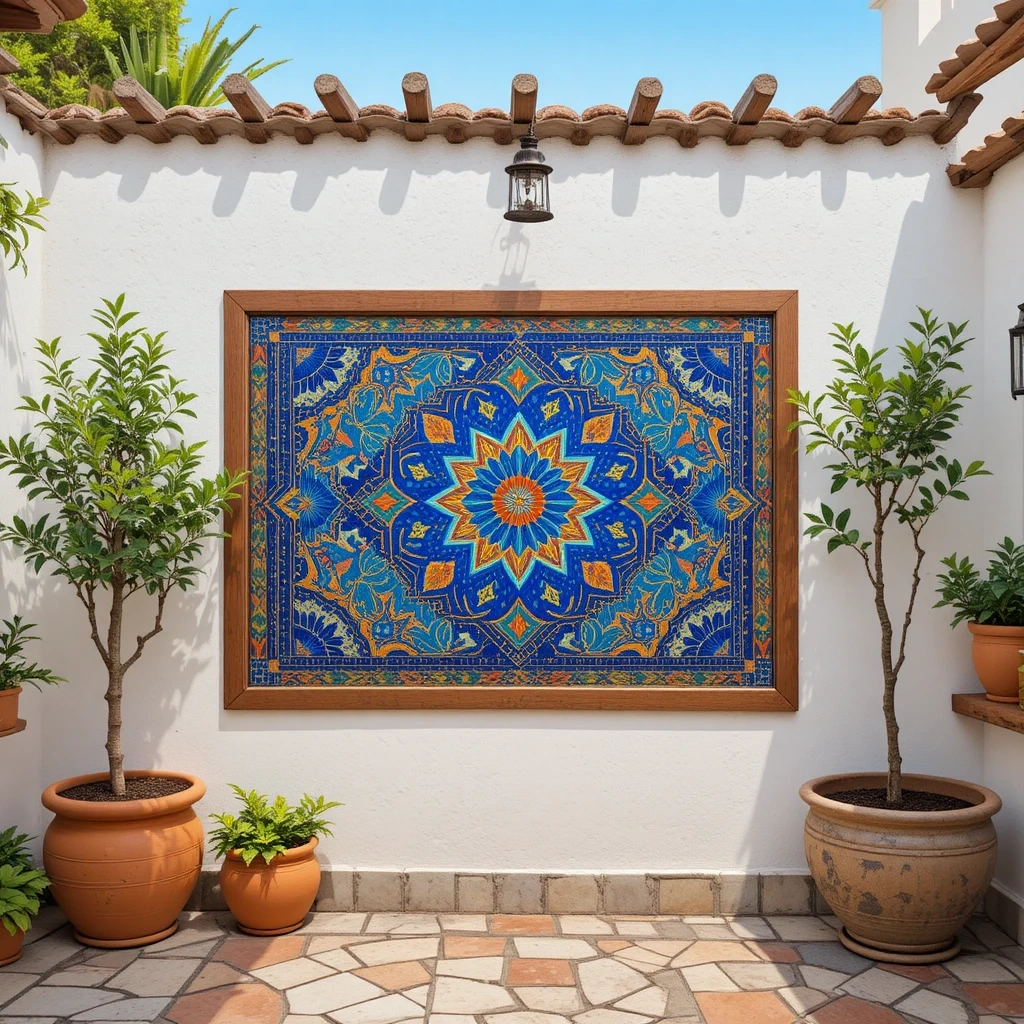 Decorative Outdoor Tiles and Mosaic Panels